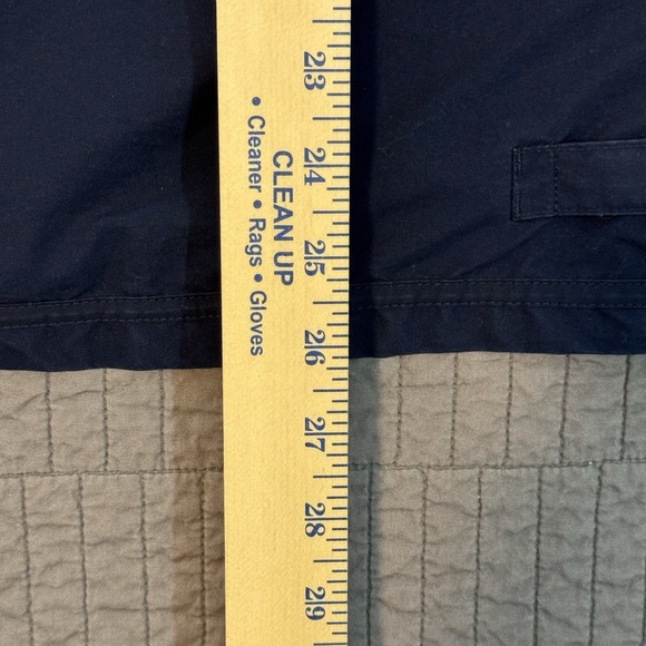 Vtg Polo Golf Ralph Lauren Jacket Men XL Blue Lightweight Packable Hood Boxy Fit - Picture 15 of 16